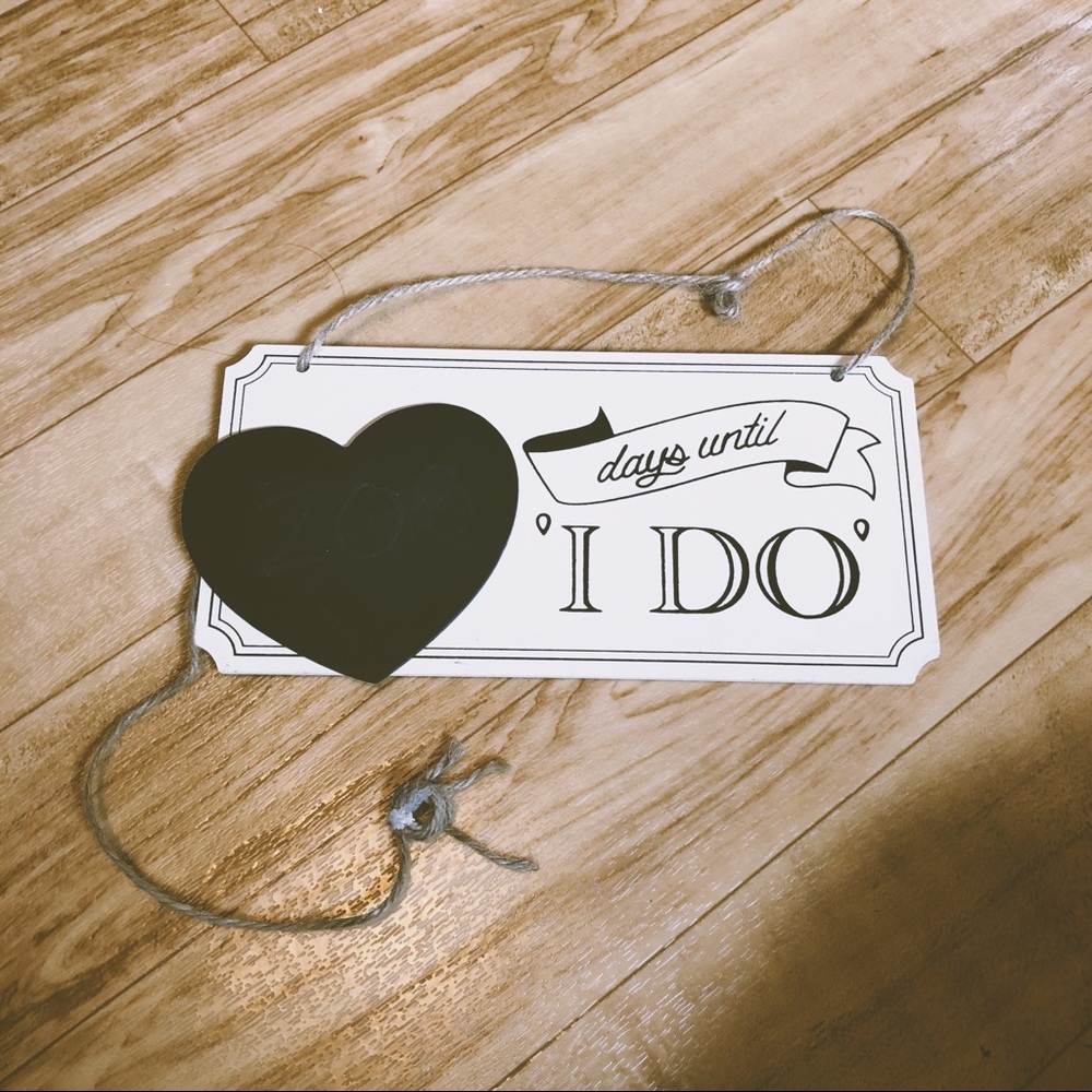 I Do Chalkboard Wall Art